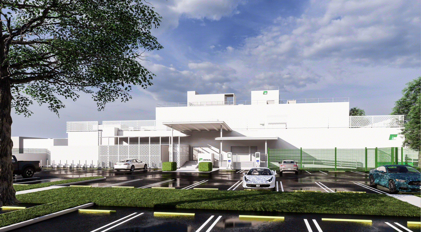 World Map with Data Center Locations